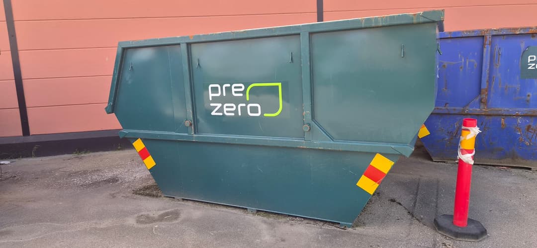 Återvinningscontainer för solceller