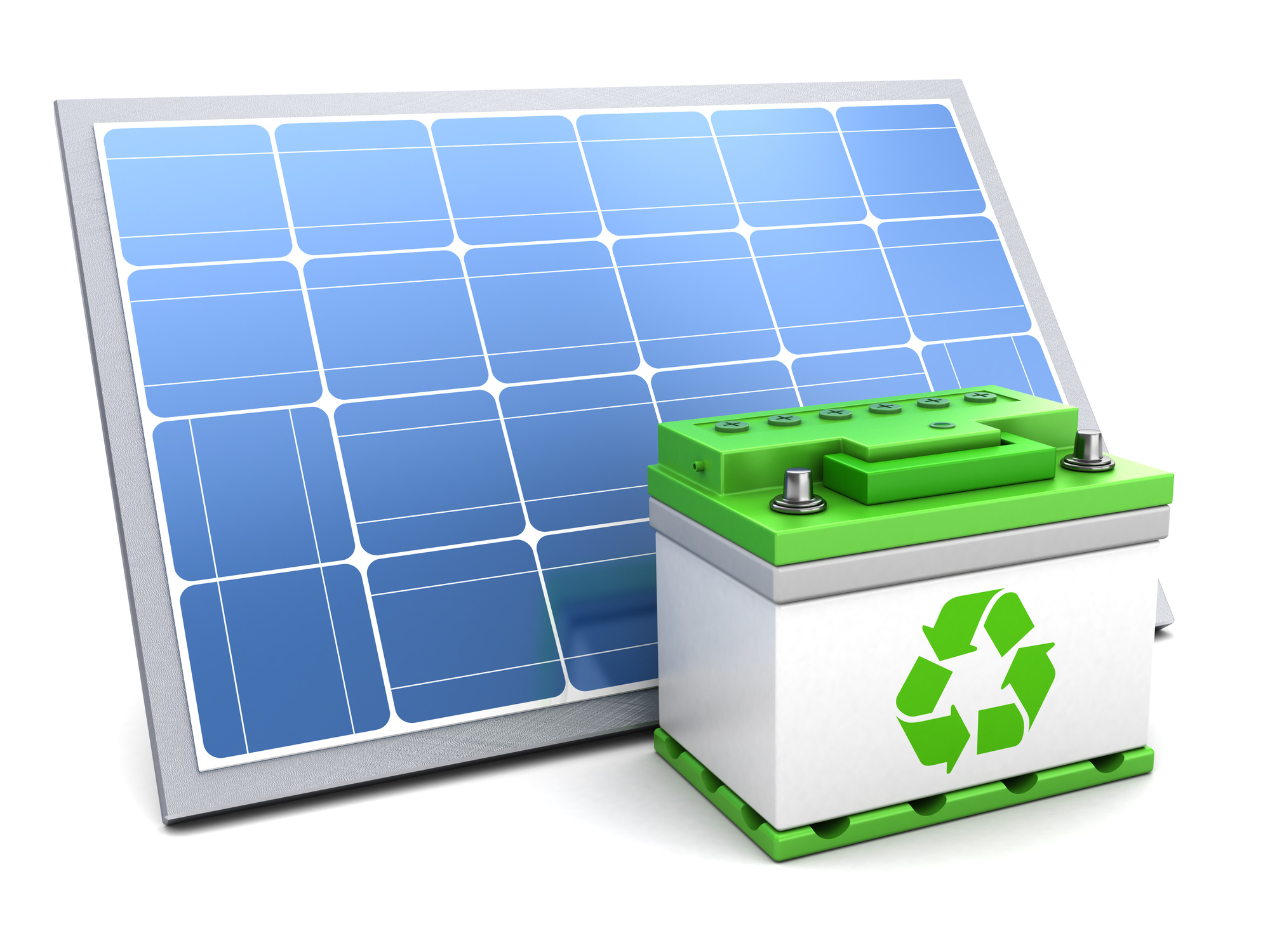Solcellsanläggning med batterilager